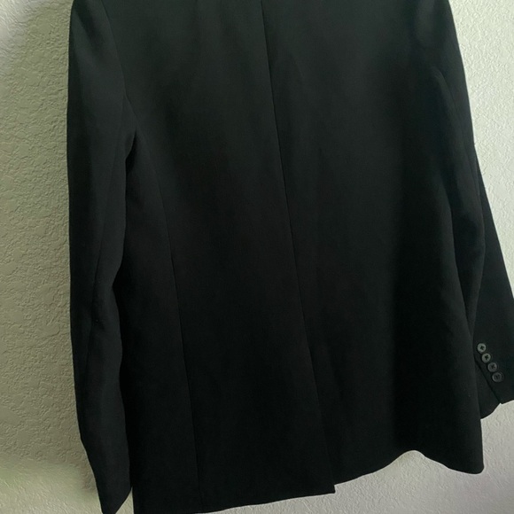 Artizia Babaton Single Breasted Peak Lapel Black Office Siren Work Blazer Size 4 - Picture 11 of 15